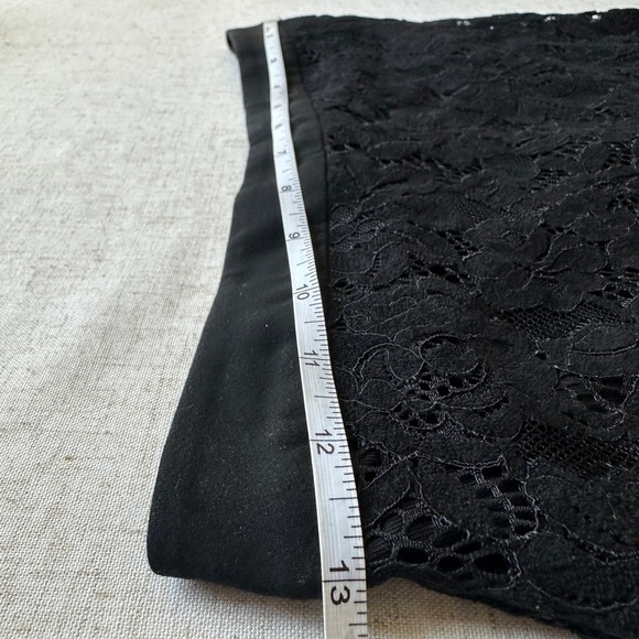 New Reformation Rylee Midi Skirt Black Lace Sheer 0 - Picture 11 of 12